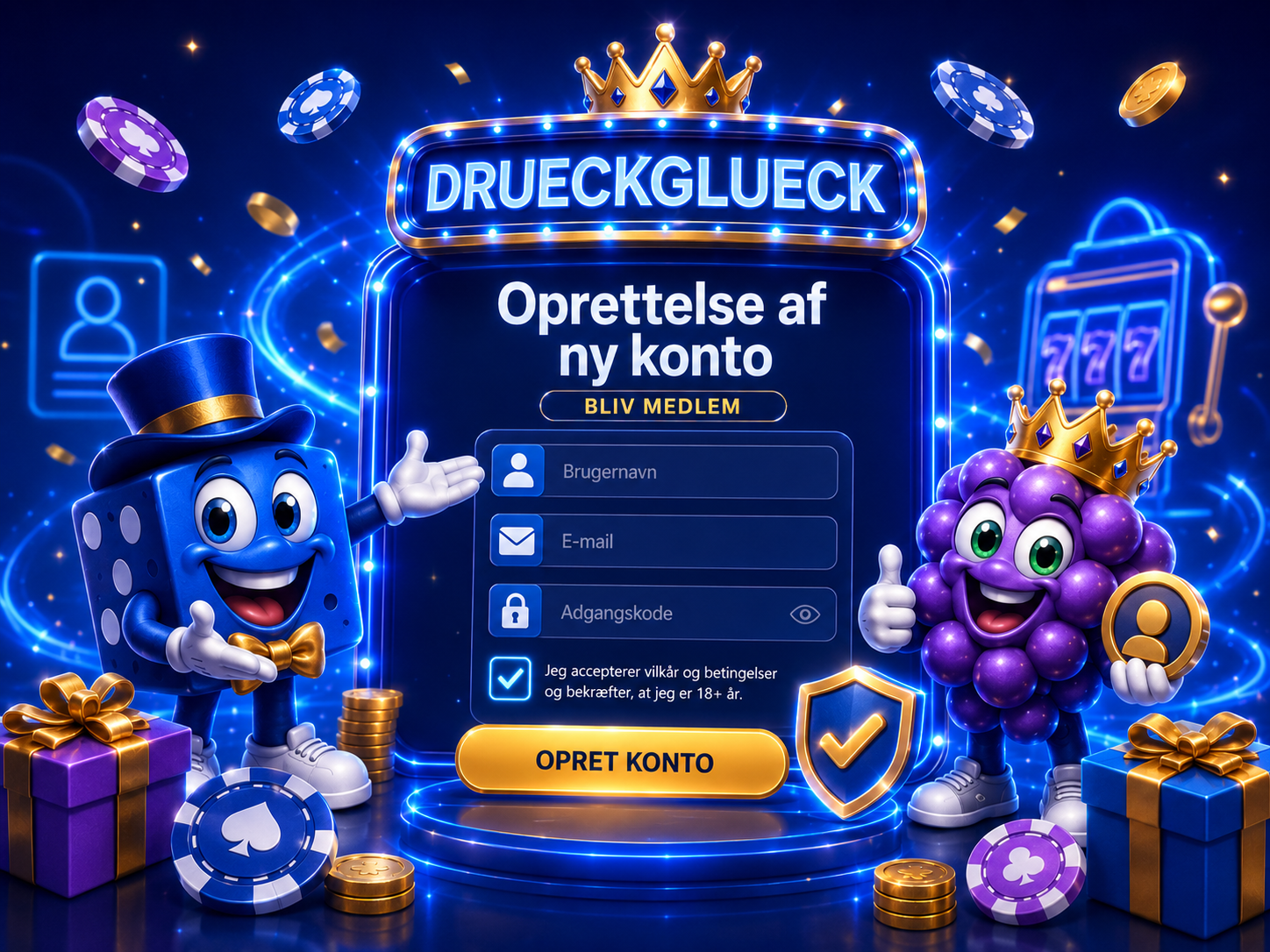 Drueckglueck login banner